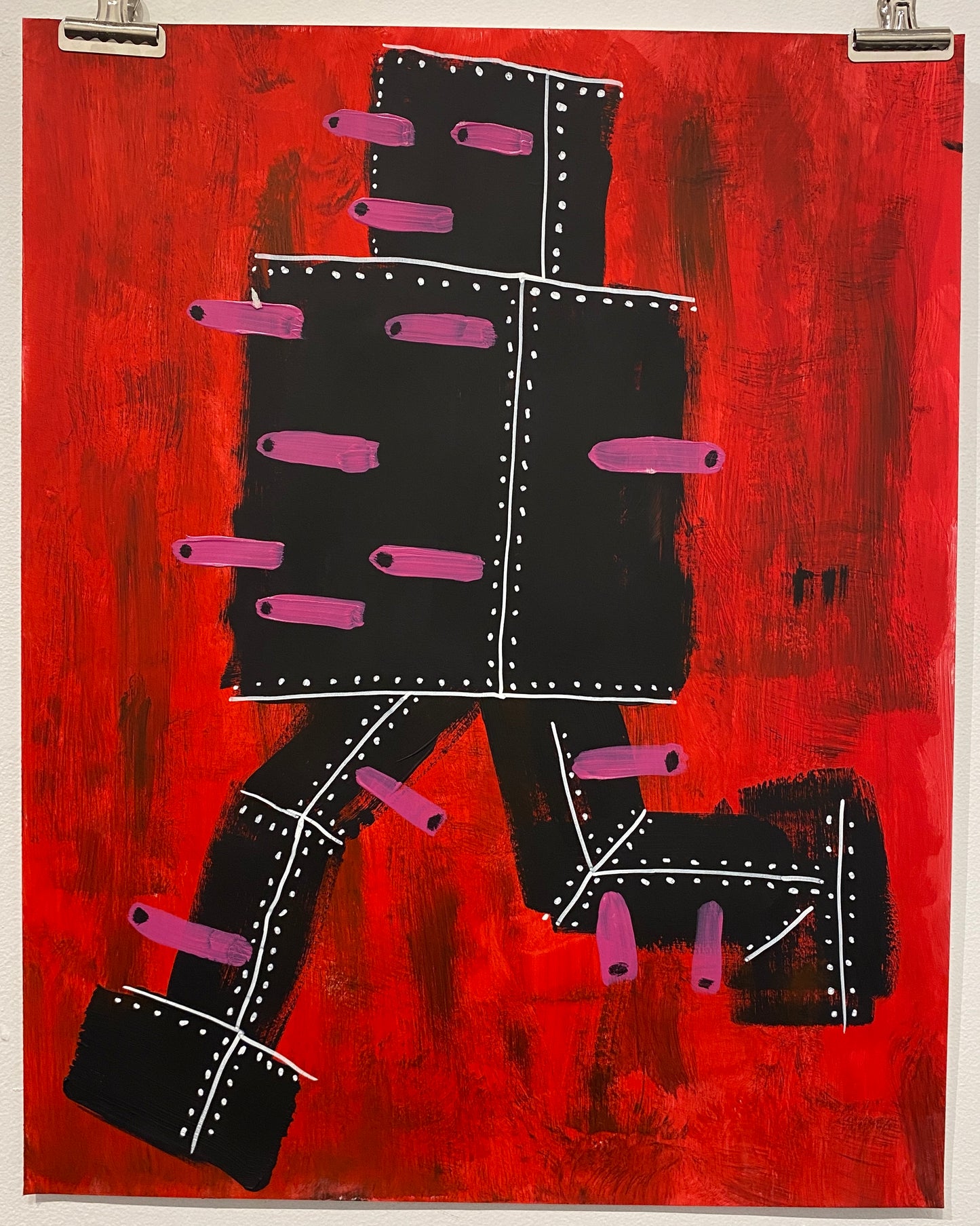 Christy Karacas - War Machines, Acrylic on Paper