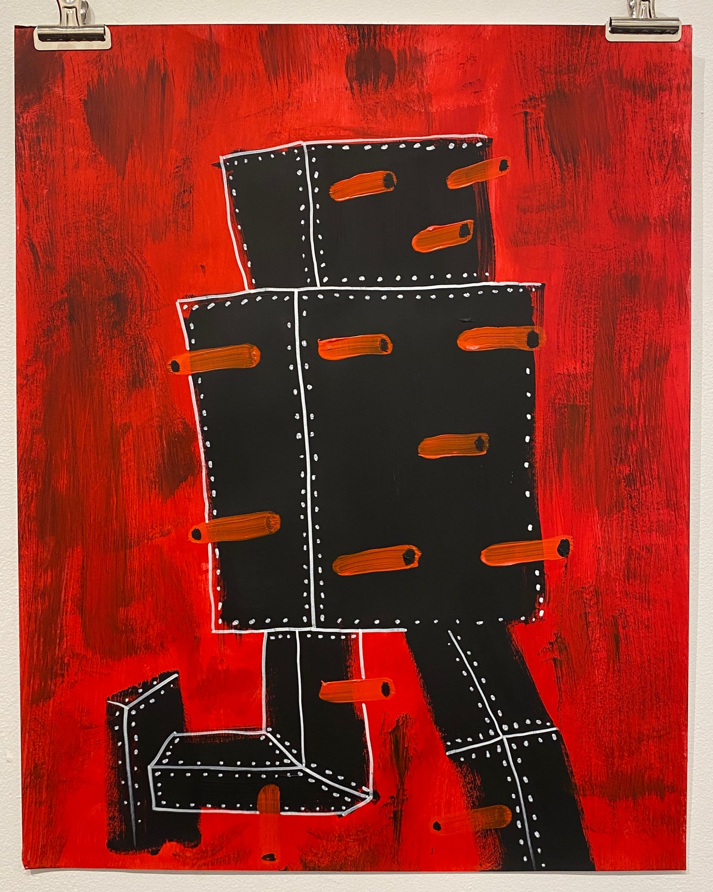 Christy Karacas - War Machines, Acrylic on Paper