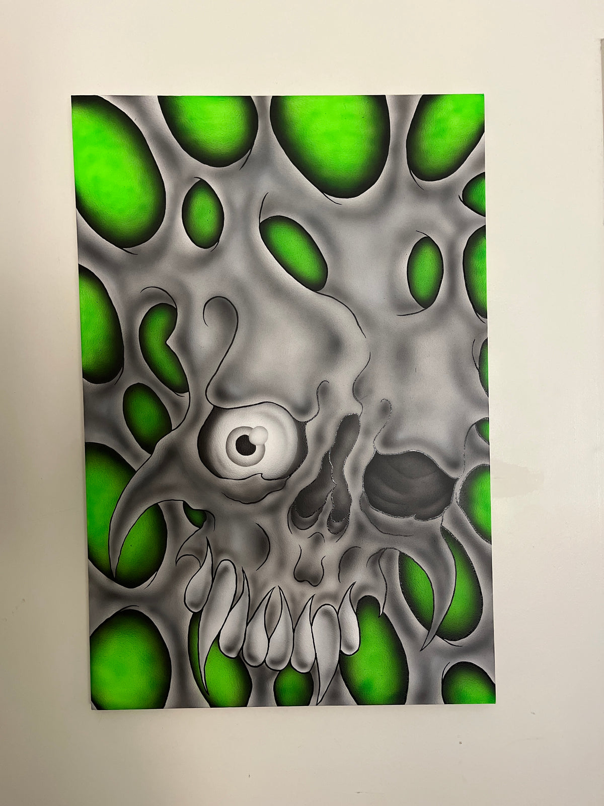 UPSET MIND - Swiss cheese skull