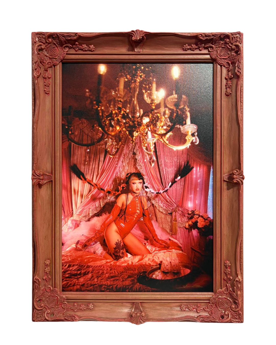 Shannon Brooke - Ruby Vinyl & Pink Satin