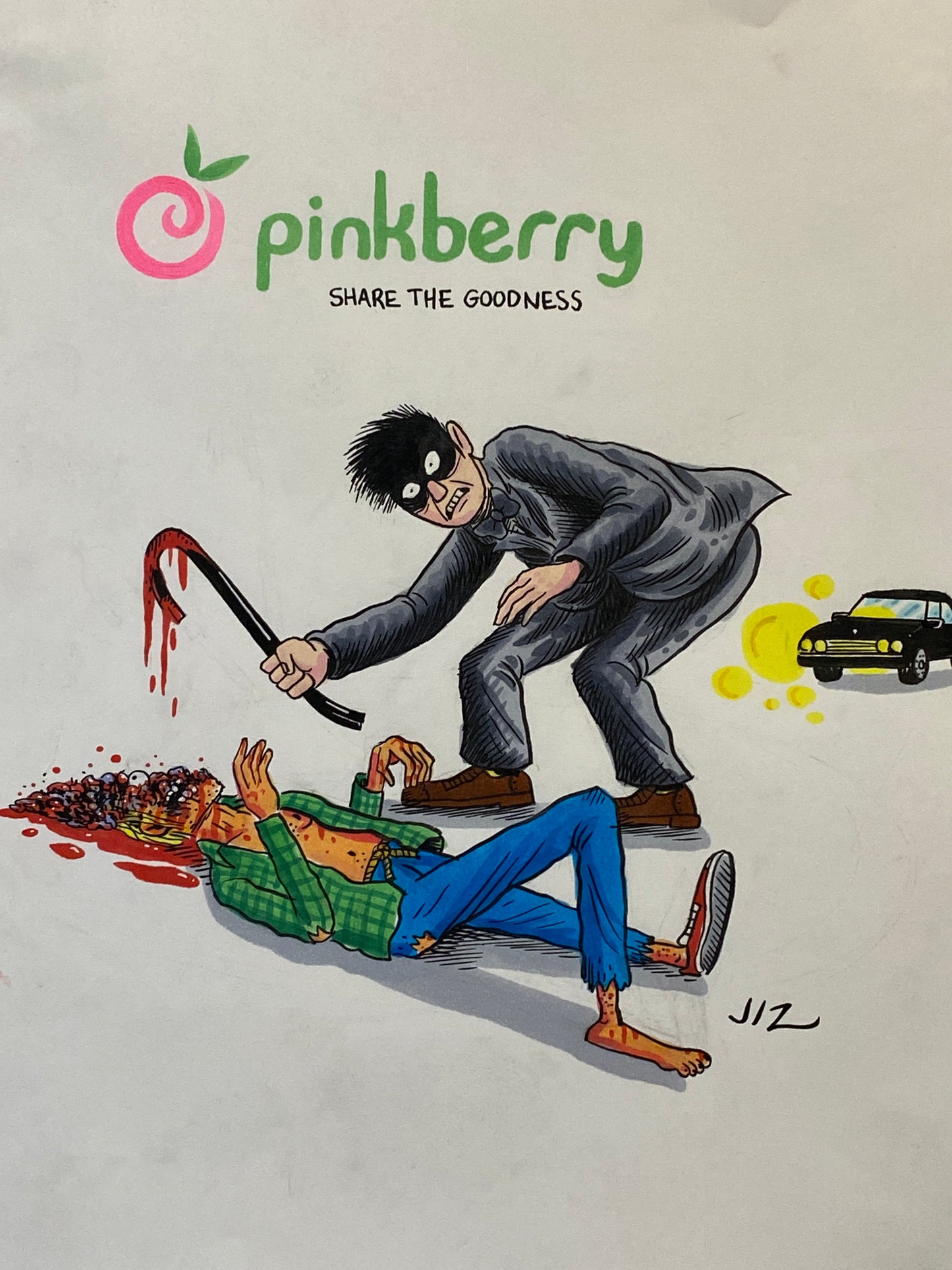 Johnny Ryan - Cartoons on Paper (Row 5 - 15 Artworks)