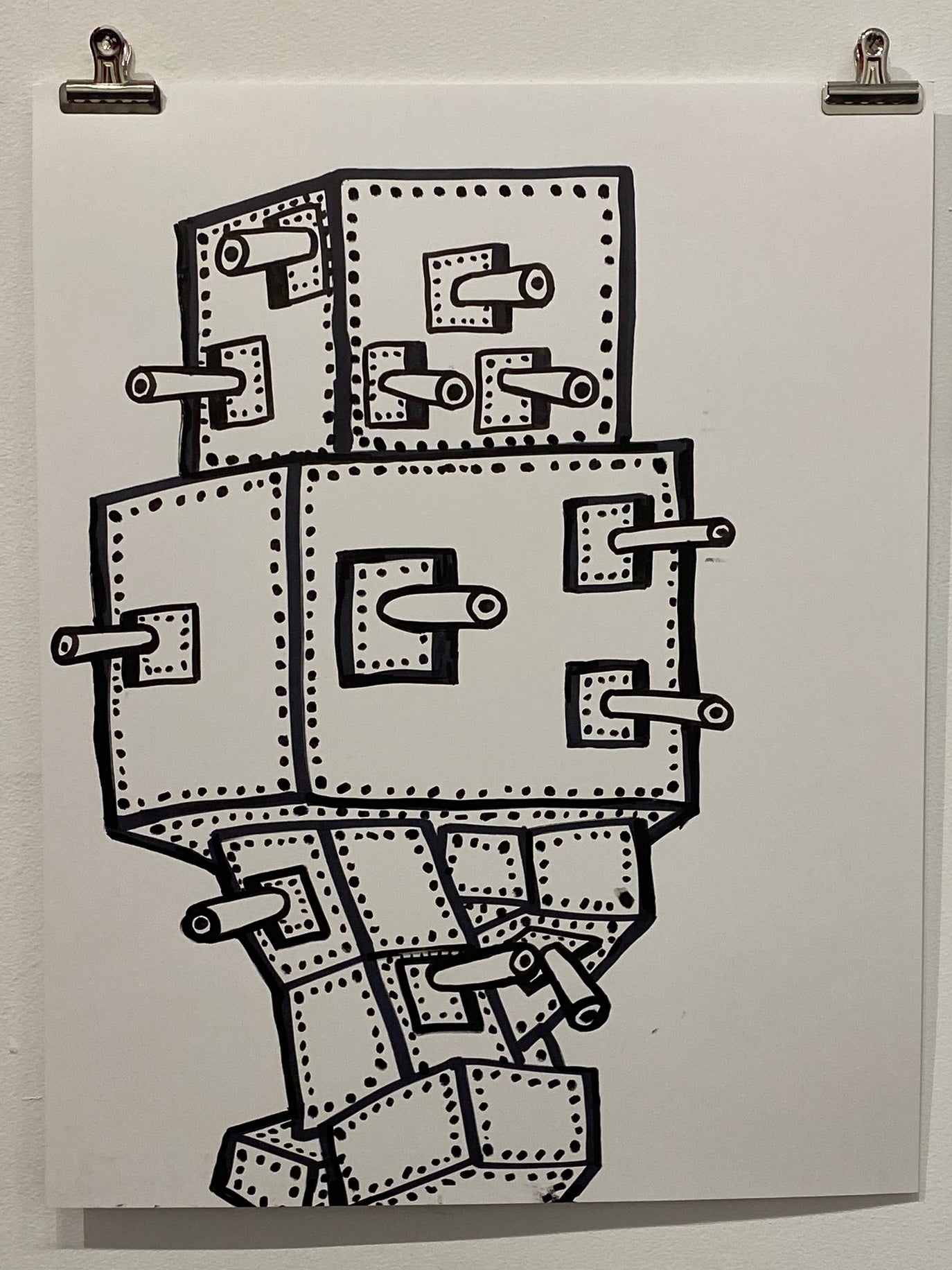Christy Karacas - War Machines, Ink on Paper