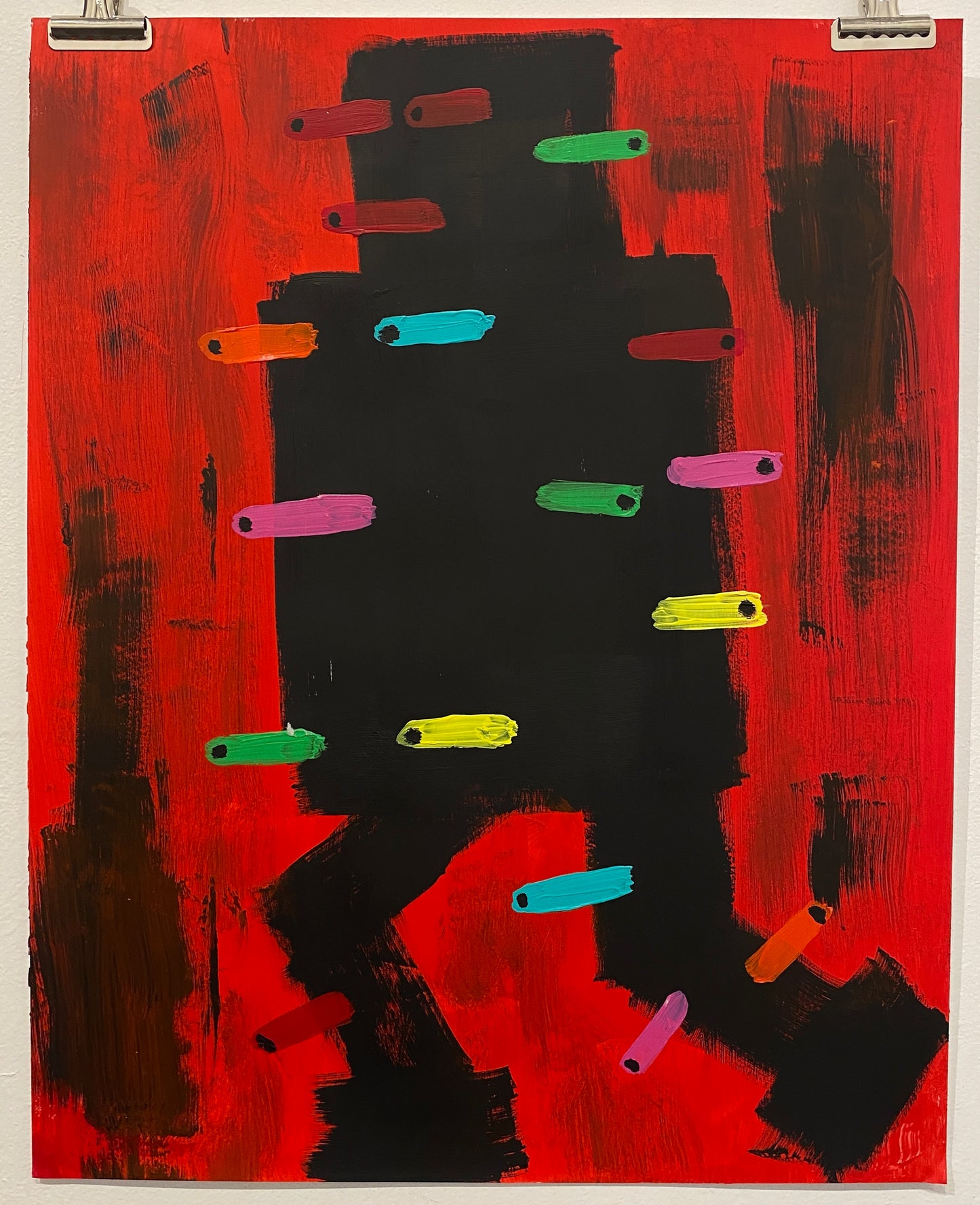 Christy Karacas - War Machines, Acrylic on Paper