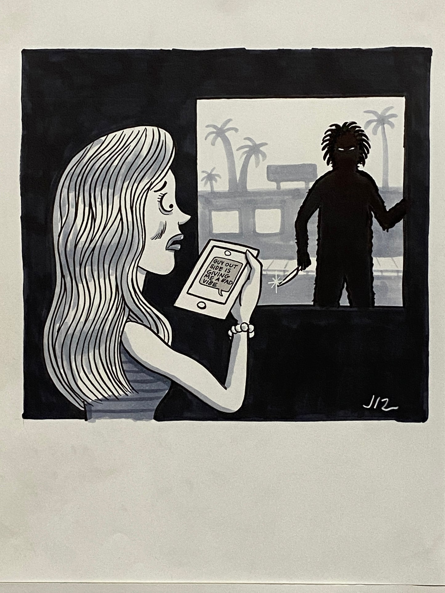 Johnny Ryan - Cartoons on Paper (Row 6 - 14 Artworks)