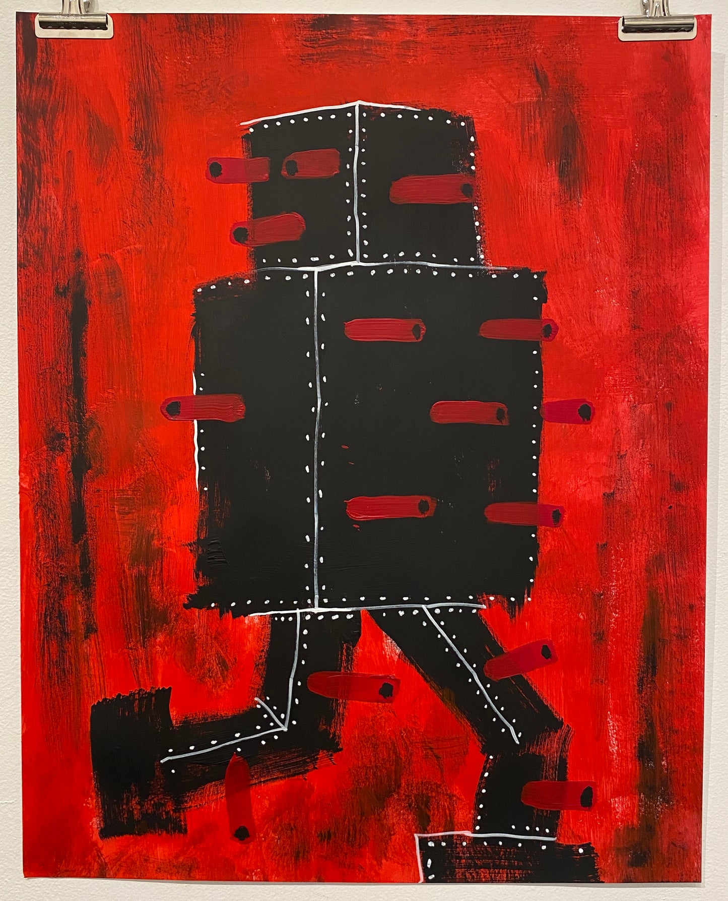 Christy Karacas - War Machines, Acrylic on Paper