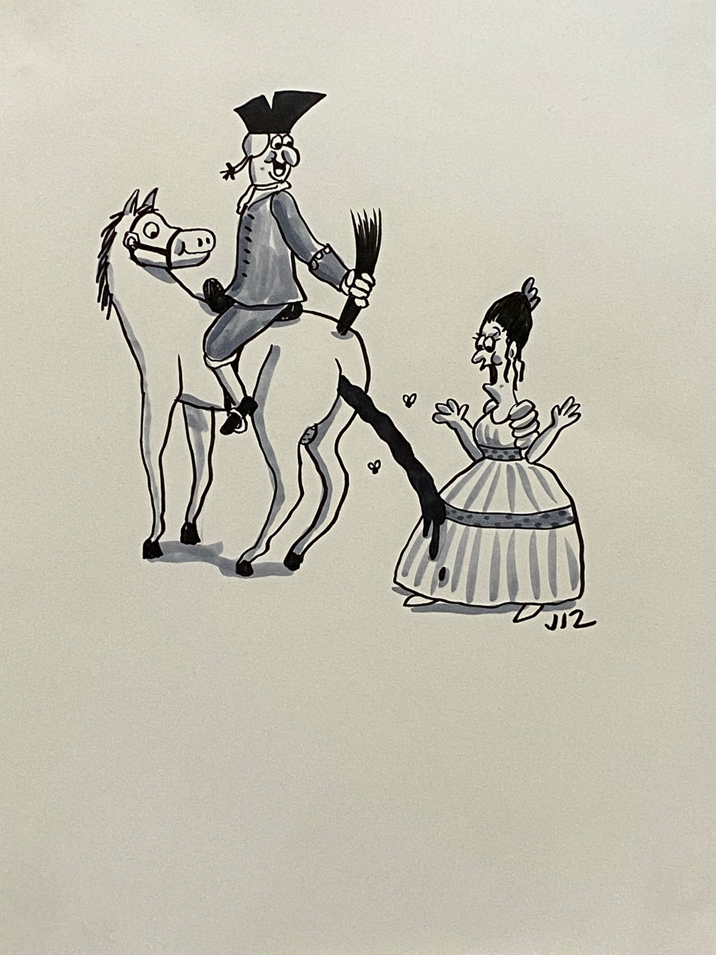 Johnny Ryan - Cartoons on Paper (Row 6 - 14 Artworks)