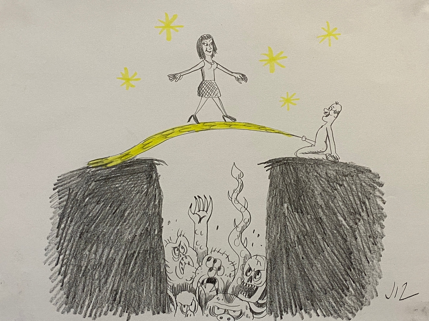 Johnny Ryan - Cartoons on Paper (Row 7 - 14 Artworks)