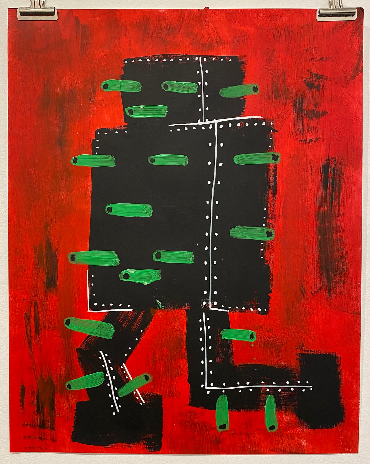 Christy Karacas - War Machines, Acrylic on Paper
