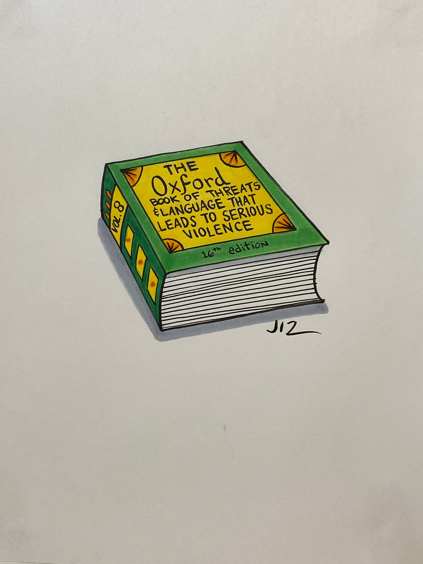 Johnny Ryan - Cartoons on Paper (Row 2 - 14 Artworks)