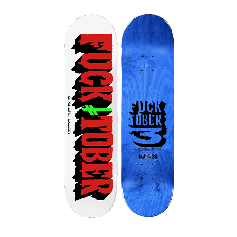 DEATHWISH X FUCKTOBER Collab Skate Deck