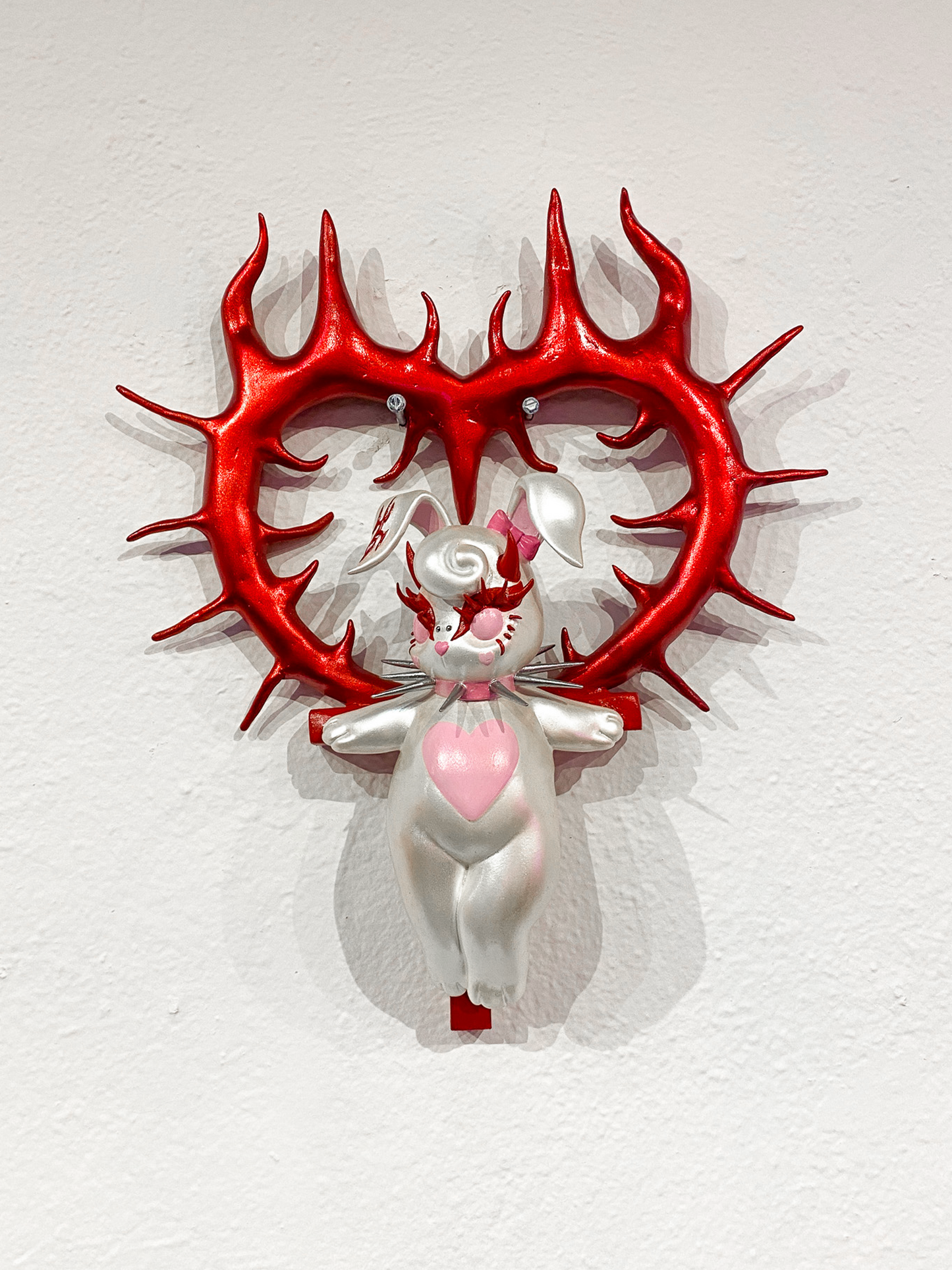 Crucified Thumpalina Sculpture