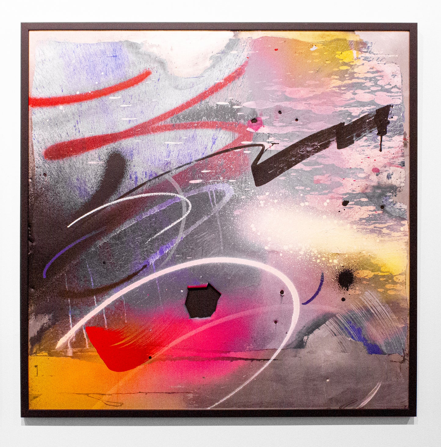 Abstract aerosol painting by RIME