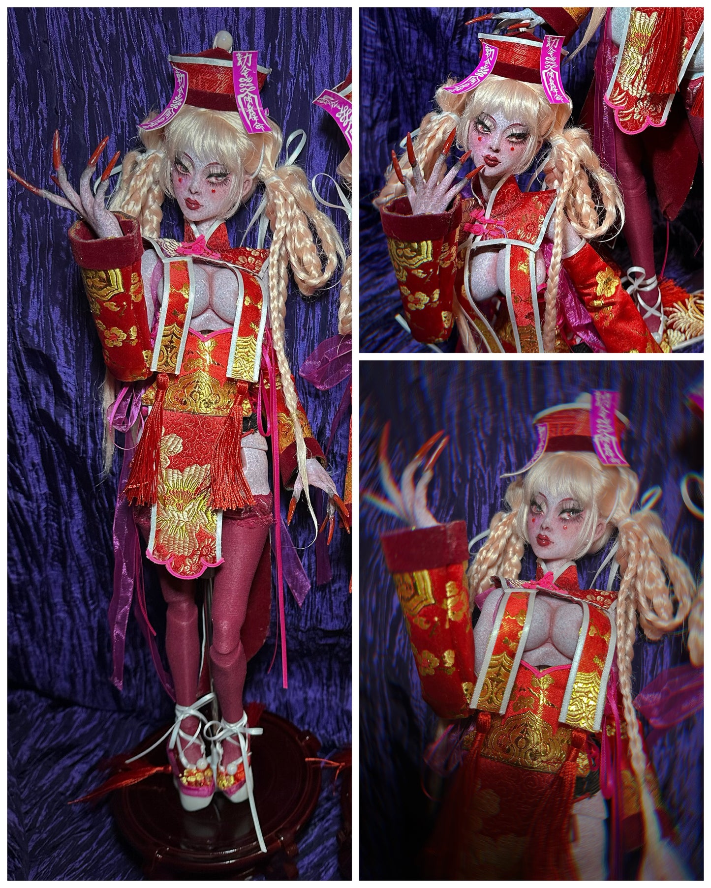 KeltonFX/Cheng Doll - Jiang Shi Sister 僵尸姐妹 - Yue Ling 月灵(Pink Skin)