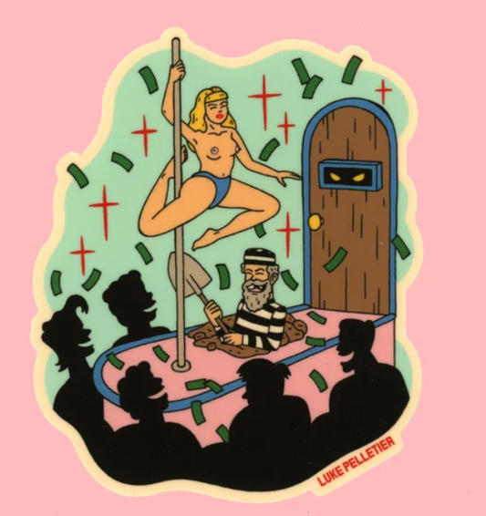 Stripper Sticker
