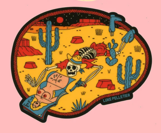 Desert Porno Sticker