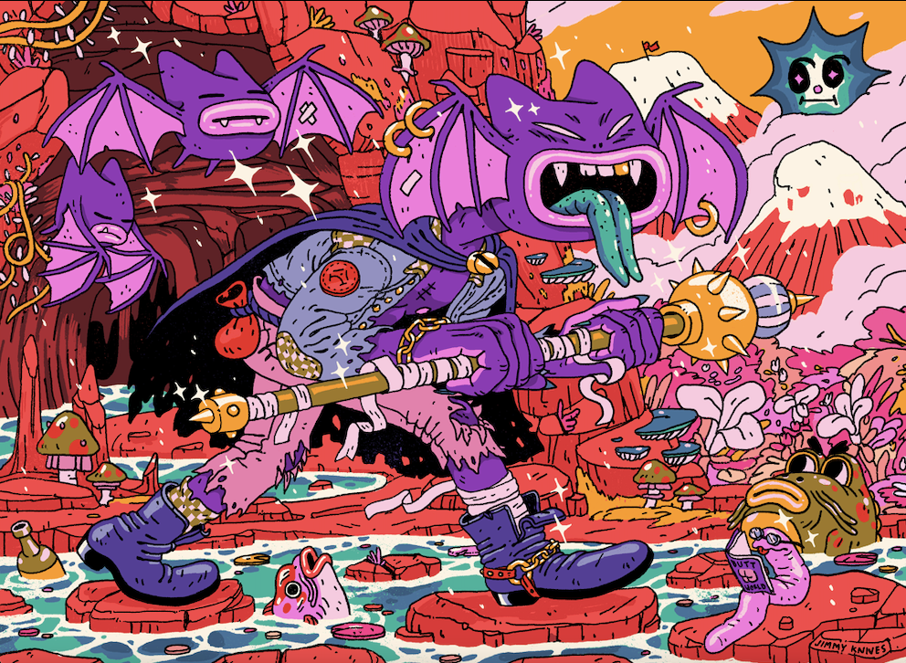 JIMMY KNIVES - WEREBAT WIZARD