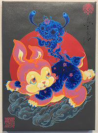 Kenta Torii - Cherry Blossom, Skull Tattoo, & Rabbit