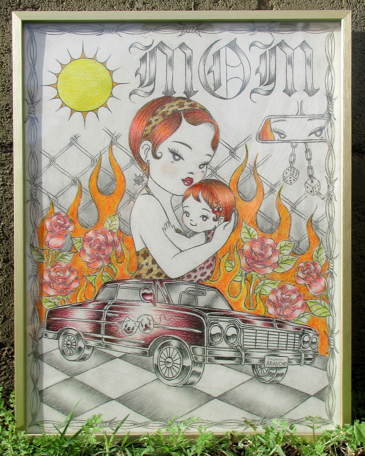 Ara Cho - "Mom (Burgundy)"