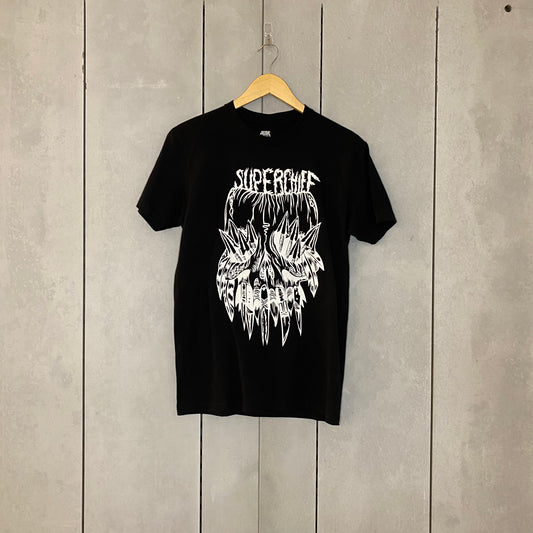 Superchief Skull Logo on Black T Shirt