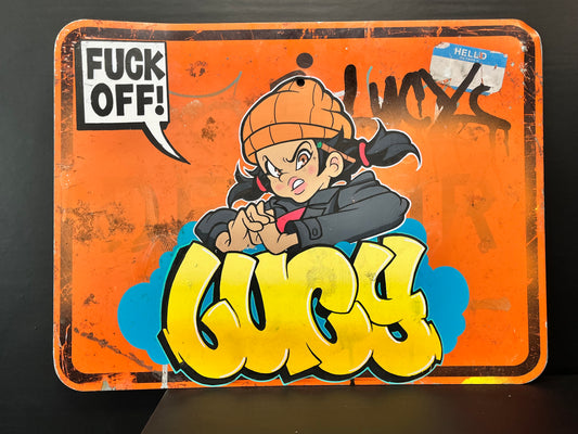 *SOLD* LUCY	"FUCK OFF"