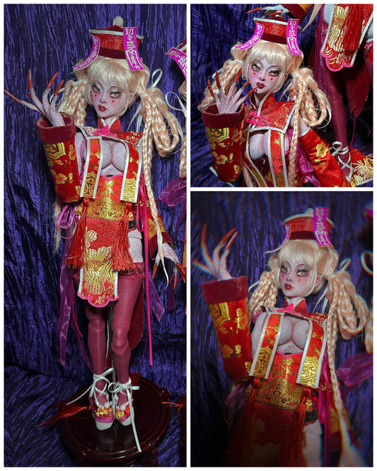 KeltonFX/Cheng Doll - Jiang Shi Sister 僵尸姐妹 - Yue Ling 月灵(Pink Skin)