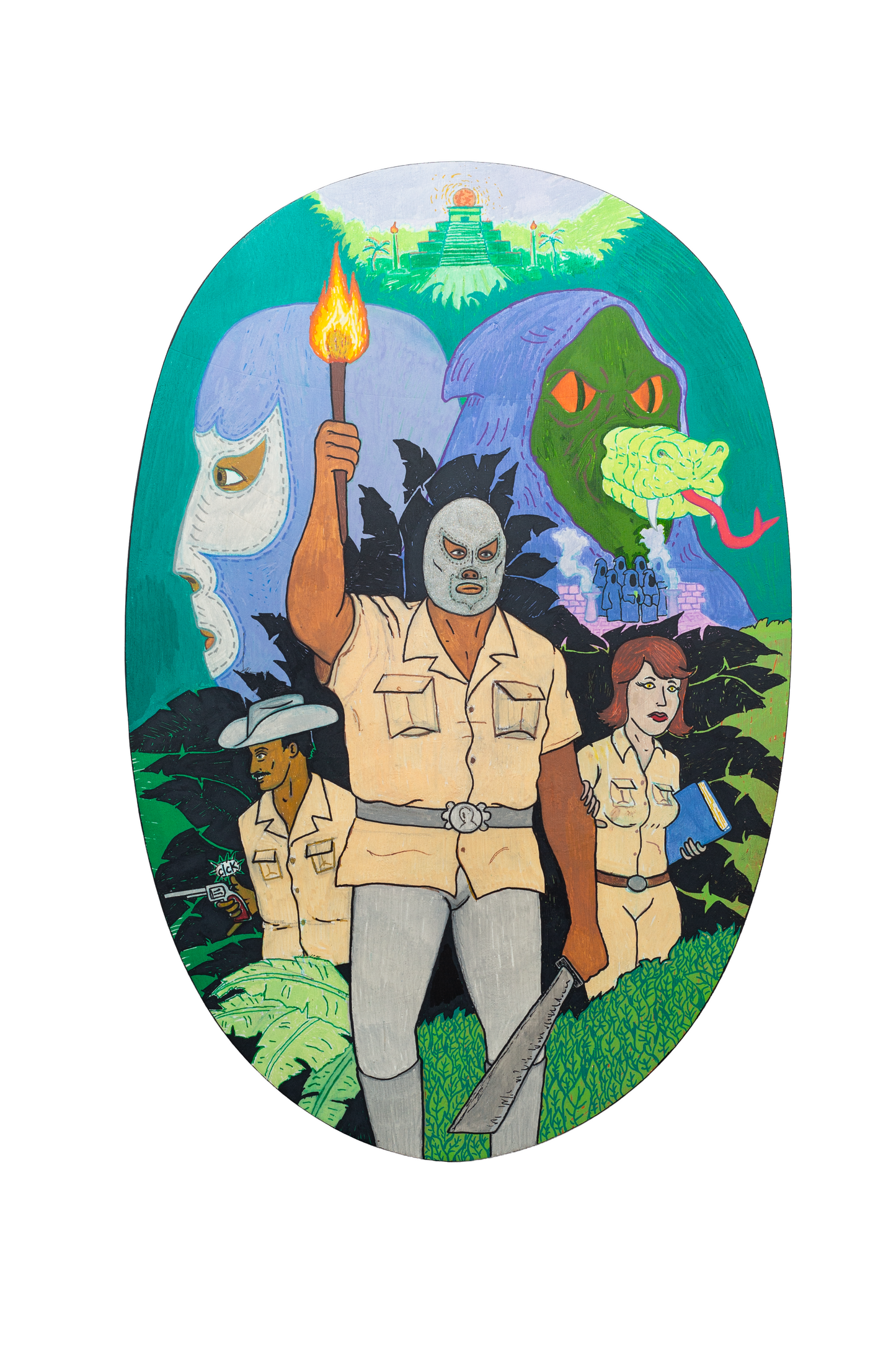 Kevin Collins - "El Santo vs Hollow Earth"