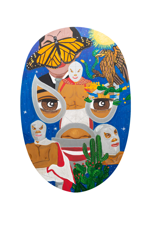Lupita Gamez Art - "Mi Santa Cultura: El Santo"