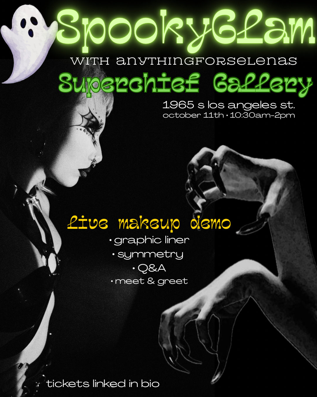 Anything for Selenaaas Makeup Masterclass "Spooky Glam"