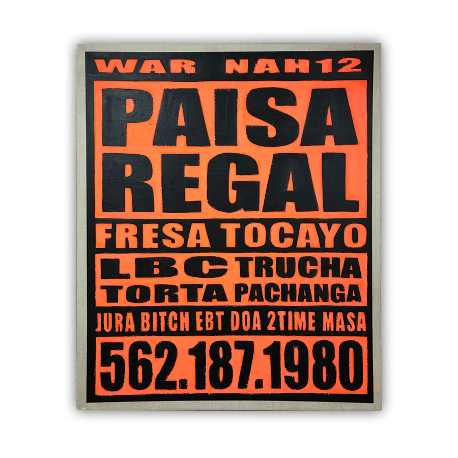 Eduardo Gómez - "Adlib Street Poster #3 (Paisa Regal)"