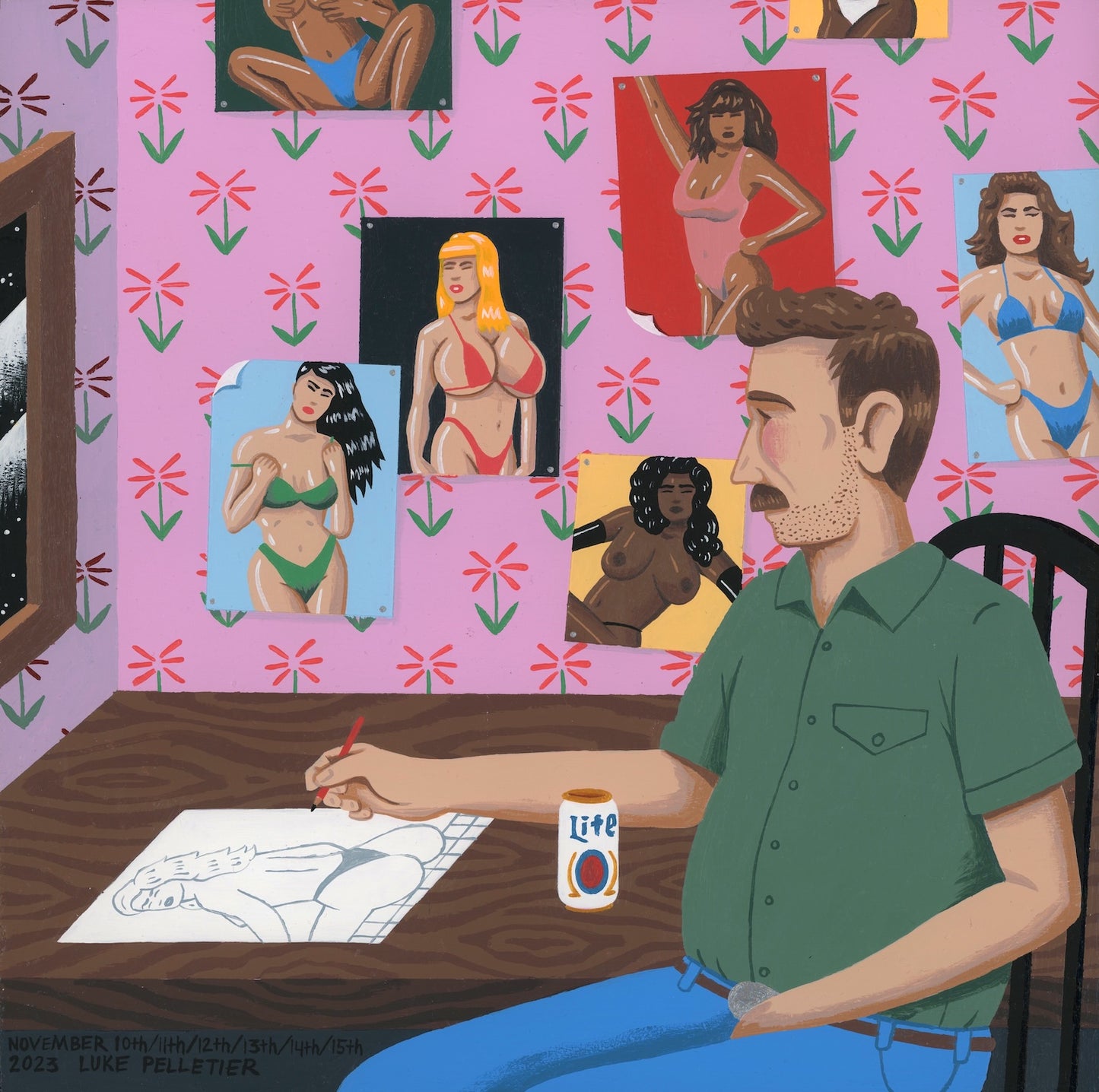 Luke Pelletier - "The Artist at Work"