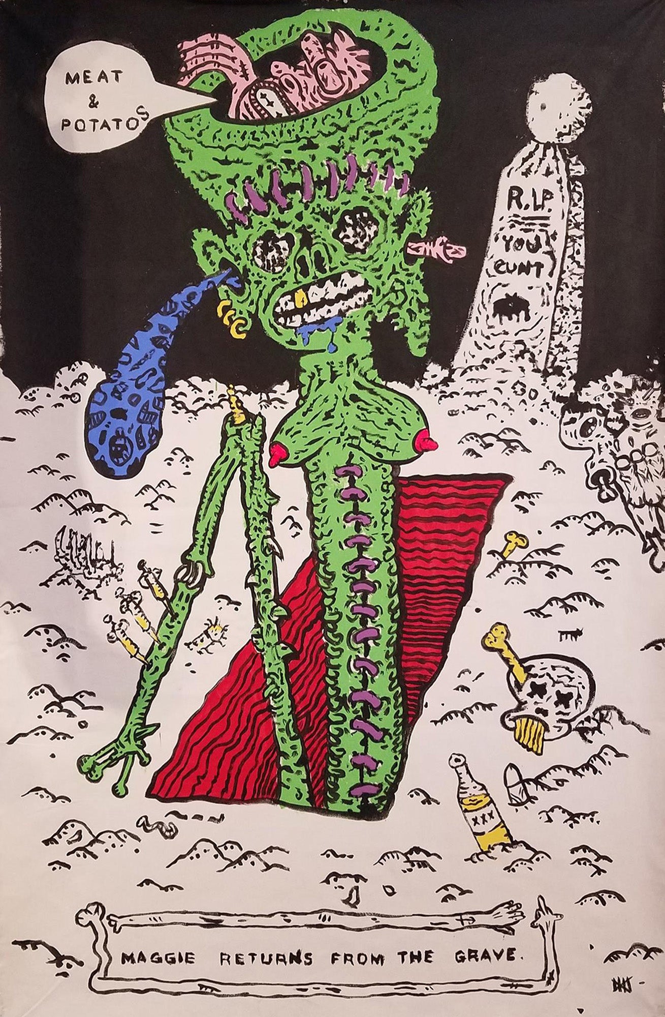 Untitled (Maggie Returns From the Grave) - Mike Diana