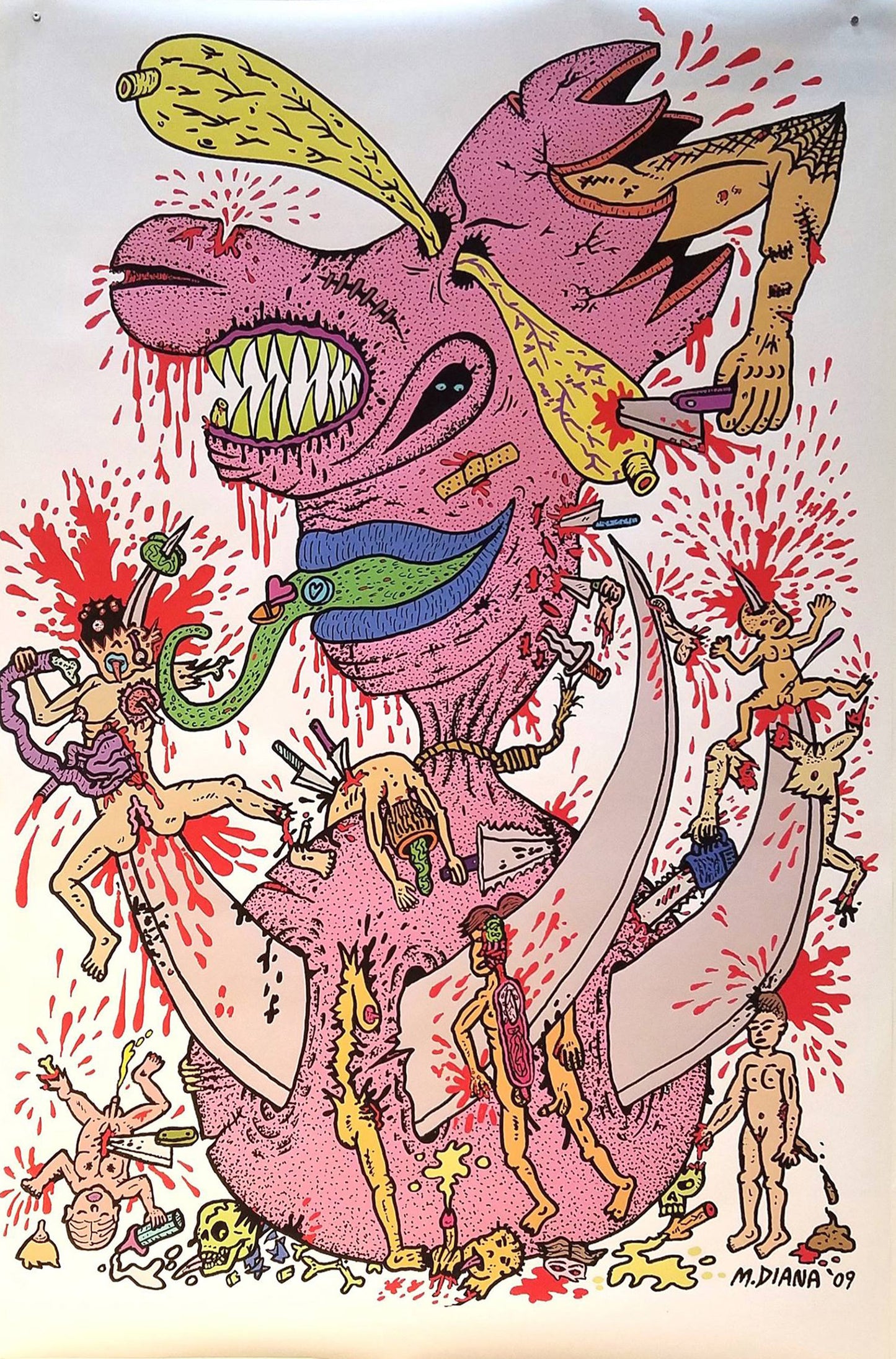 Untitled (Impaled) - Mike Diana