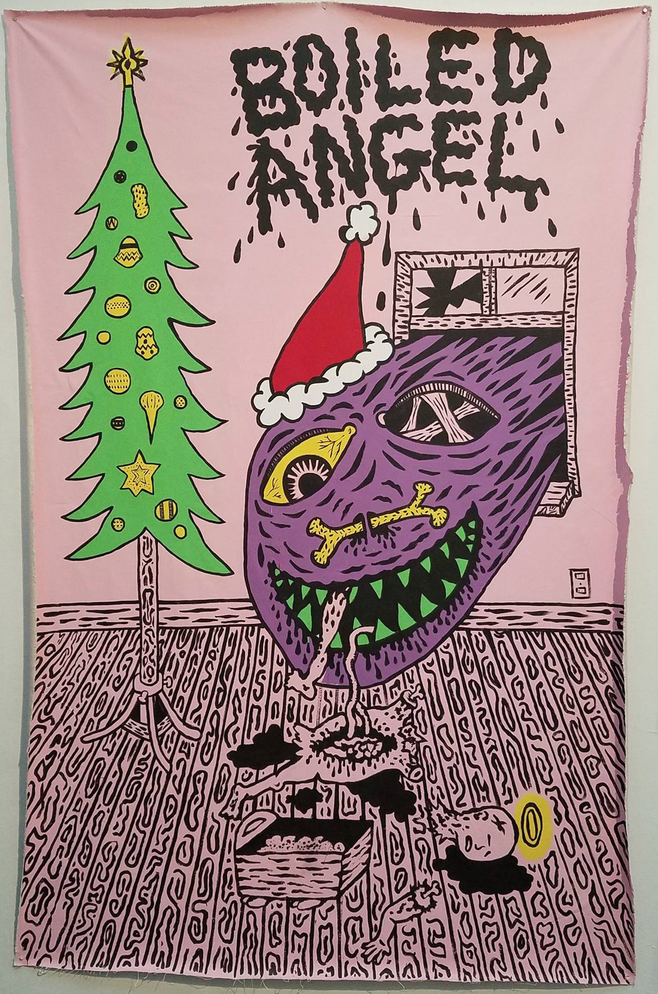 Untitled (Boiled Angel #8 Painting) - Mike Diana
