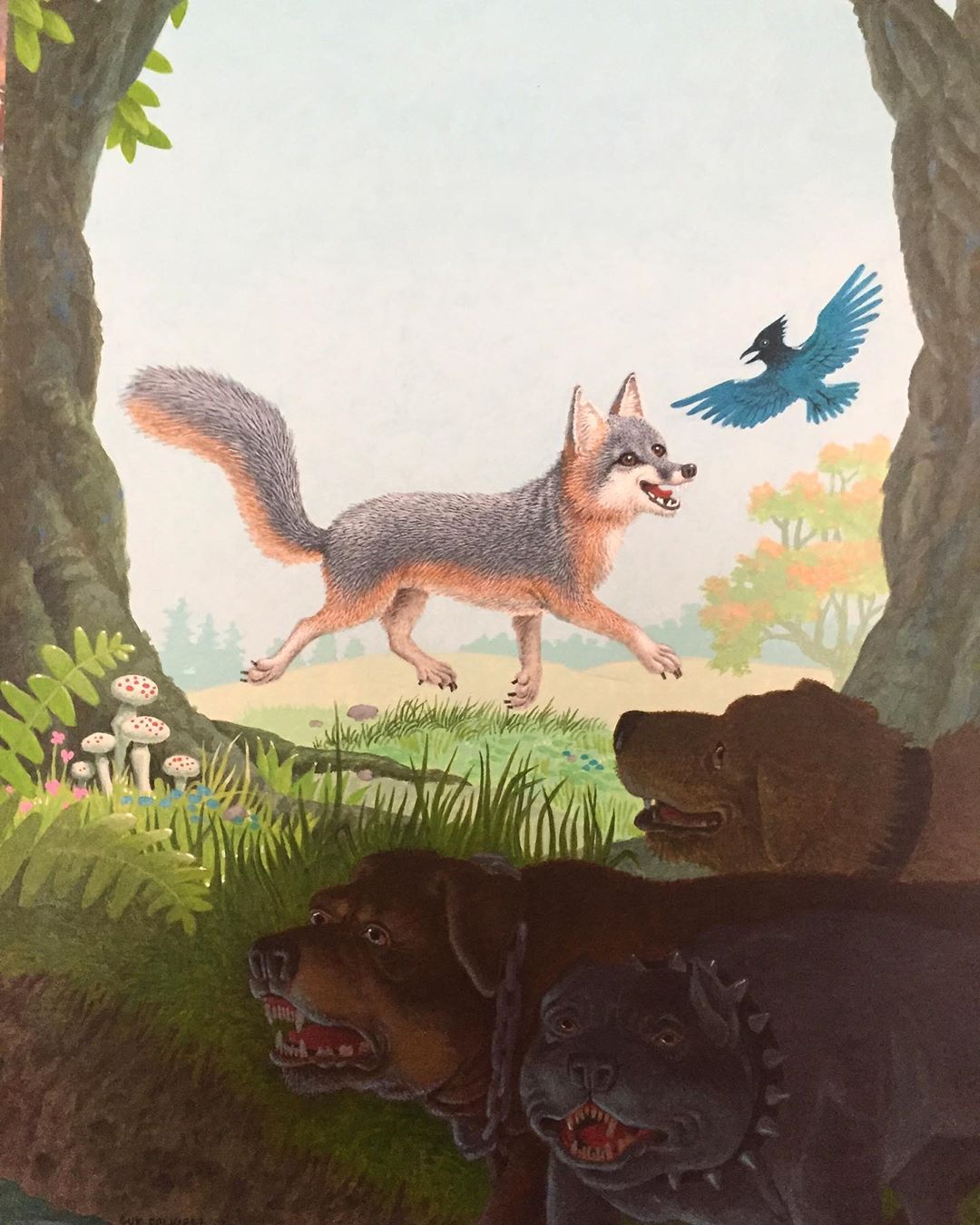 Guy Colwell - In Fox's Forest cover painting