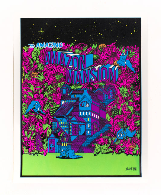 The Amazing Amazon Mansion Print - Ray Reeg & Reggie Pean