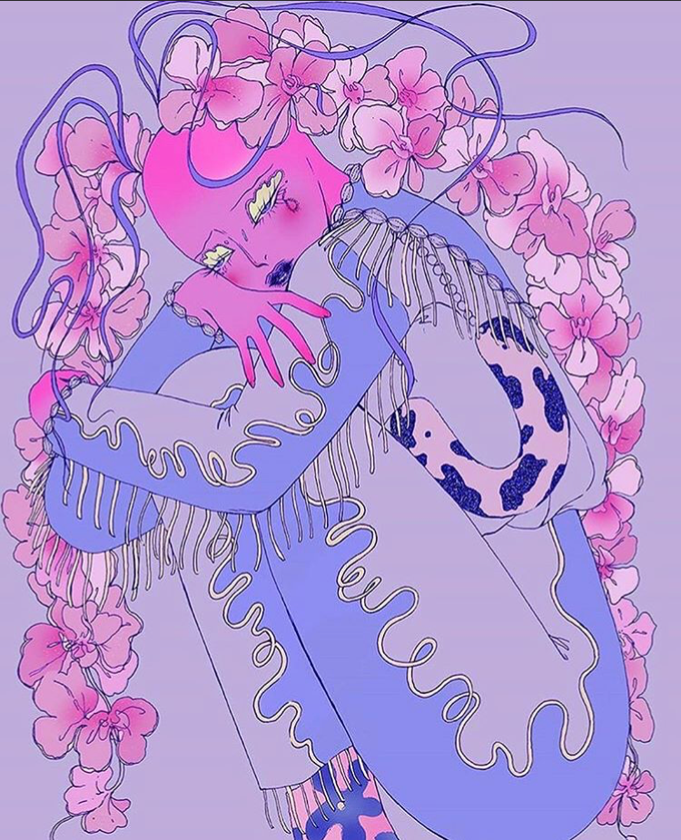 Honda Rivera - Burning Orchid Print
