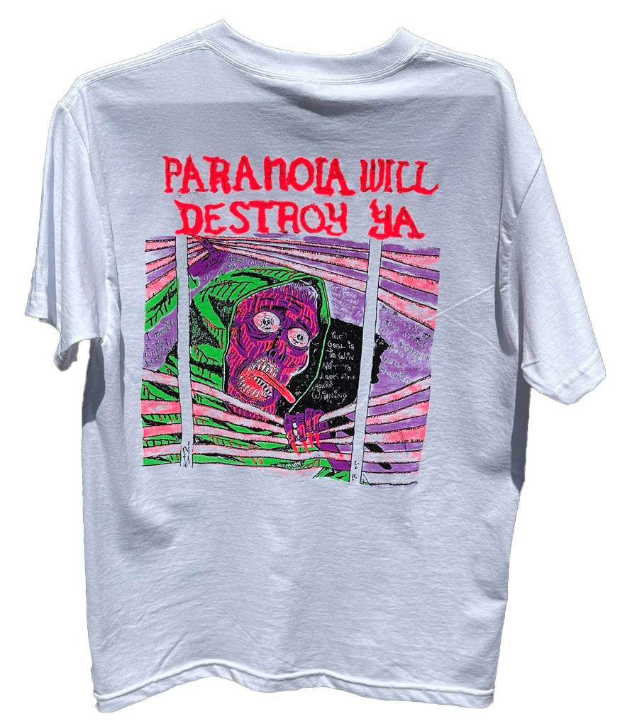 JJ Villard x Superchief - Paranoia Will Destroy Ya Tee